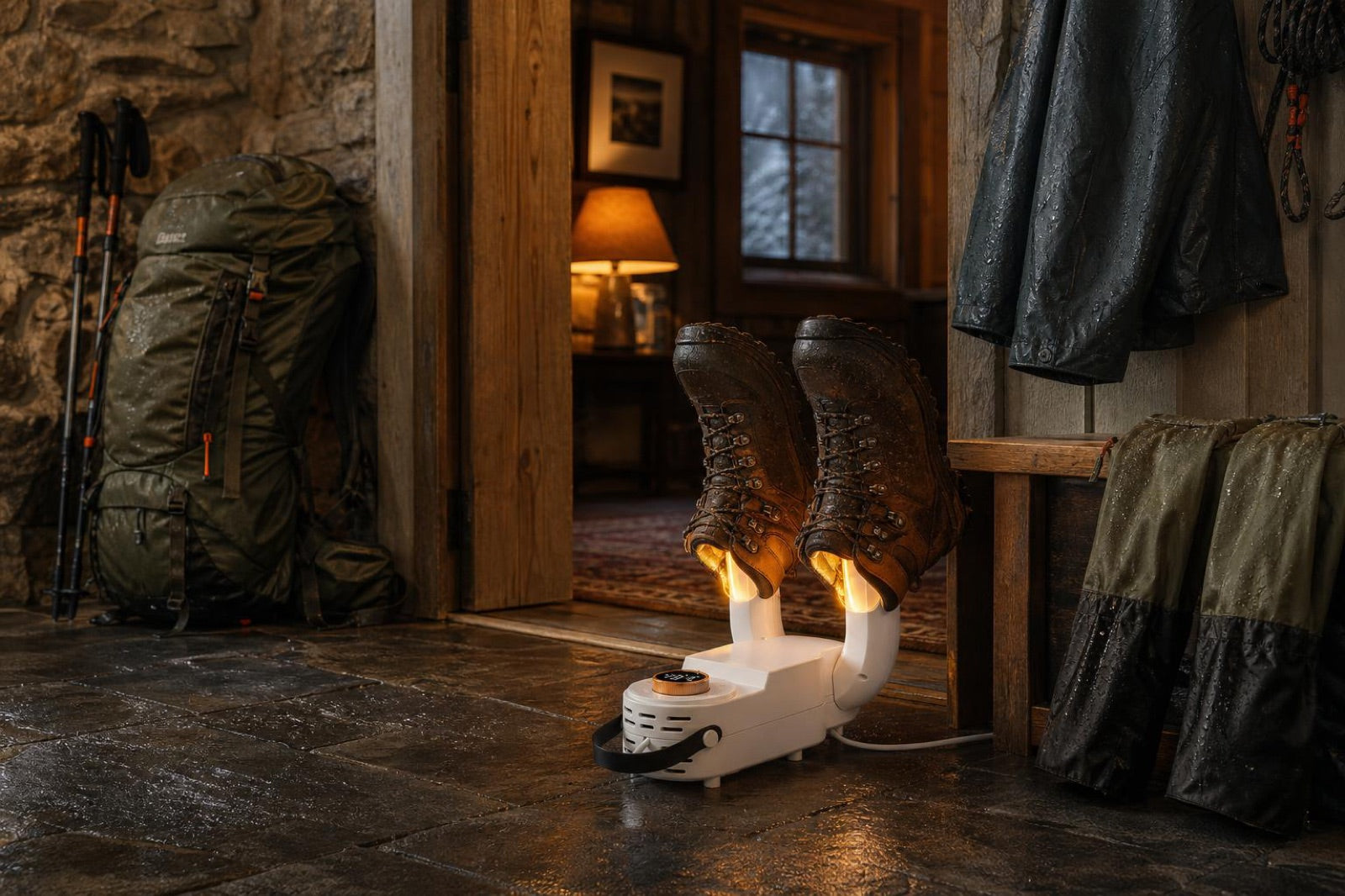 Vuelves de la montaña con las botas empapadas
